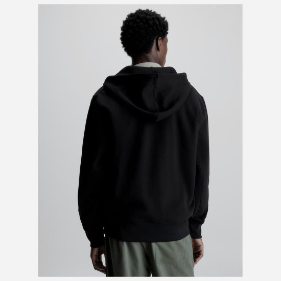 Calvin Klein Ανδρική ζακέτα Mix Media Zip Through Hoodie